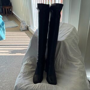 NWT Valentino Garavani Black Over the Knee Boots